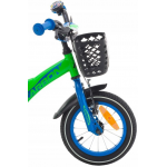 Detský bicykel 12" Karbon Niky zeleno-modrý 